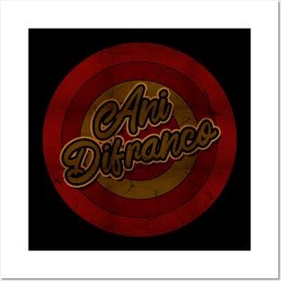 Circle Retro Ani Difranco Posters and Art